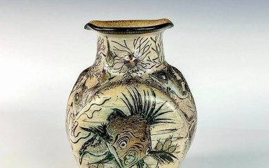 Martin Brothers Stoneware Grotesque Fish Vase