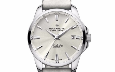 Meccaniche Veneziane - Automatic Redentore 36mm Bianco with EXTRA Stainless Steel Band - 1205001 - Unisex - BRAND NEW
