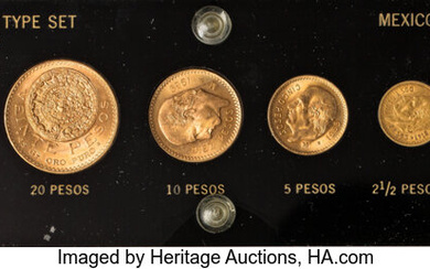 Mexico: , Estados Unidos 7-Piece Set of Uncertified Assorted gold Issues,... (Total: 7 coins)