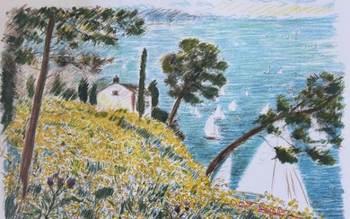 Michele Cascella (1892-1989) - Paesaggio marino