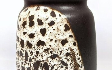 Mid Century Modern LAPID Art Pottery Vase. Volcanic Gla
