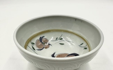 Mik Porcelain Bowl with Flowers