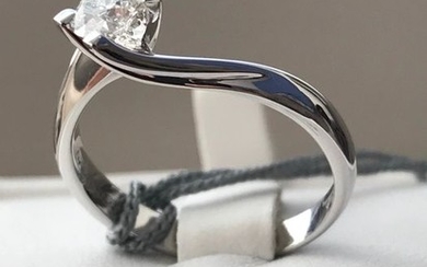 Miluna - 18 kt. White gold - Ring - 0.41 ct Diamond - Diamond