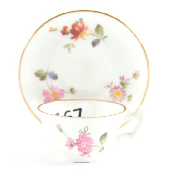 Miniature Cup & Saucer, Royal Crown Derby
