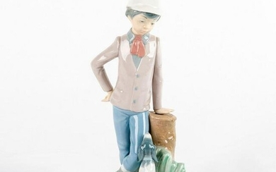 Nao By Lladro Porcelain Figurine, Boy With Dog