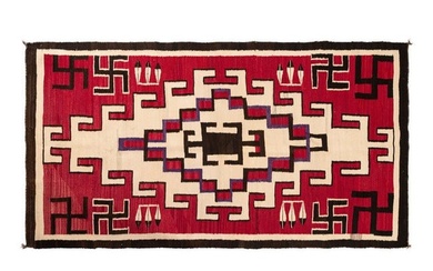 Navajo Pictorial Ganado Red Weaving / Rug
