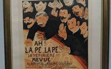 Original L'affiche PL 119 Concert de la Pepiniere