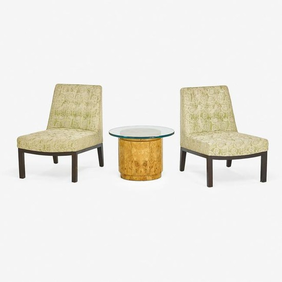 PAIR OF EDWARD WORMLEY FOR DUNBAR LOUNGE CHAIRS &