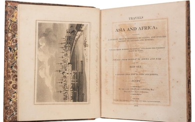 PARSONS, Abraham (d. 1785). Travels in Asia and Africa;