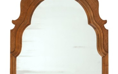 PIER MIRROR WITH TIGER MAPLE FRAME Height 37". Width 22".