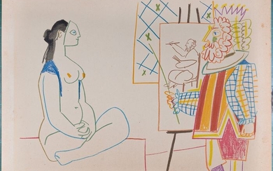 Pablo Picasso - In the Studio, 1954