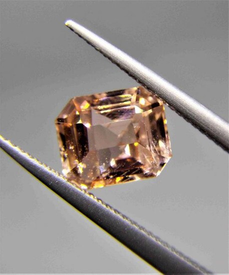Padparadscha Sapphire Unheated Certified - 1.13 ct