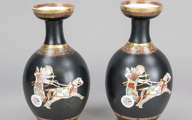 Pair of amphora vases, 20th centu