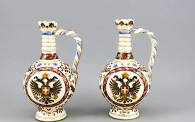 Pair of vases with Austri