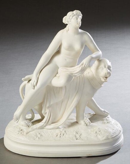 Parian Figure of a Nude Classical Woman, 19th c.