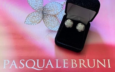 Pasquale Bruni Bon Ton 18k white gold Flower earrings