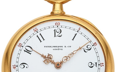 Patek Philippe & Co. Gold Pocket Watch, Box &...