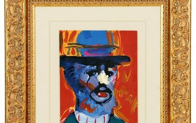 Peter Max b.1937 Toulouse Lautrec Figural Painting