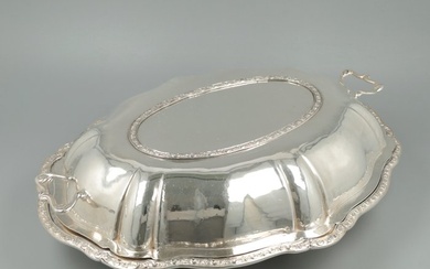 Plata Zetko, "A-double-usage" dekschaal - Tureen (1) - .900 silver