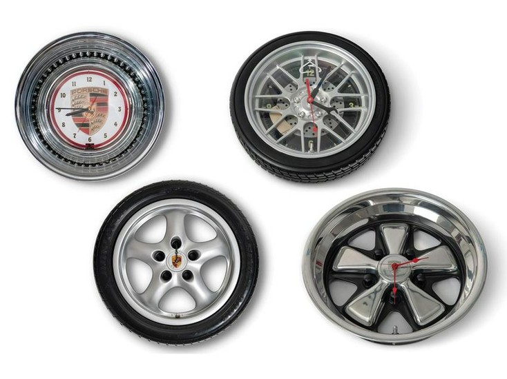 Porsche Wheel Clocks