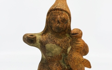 Pre-Columbian Colima Redware Standing Figure