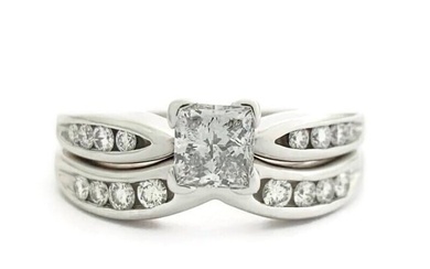 Princess Channel-Set Diamond Ring