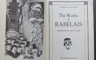 Rabelais, Gargantua Pantagruel, Dore ill. 1935 Complete