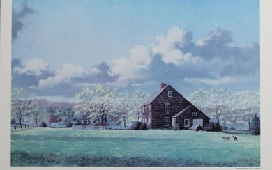 Ralph Carpentier, Mulford Farm, East Hampton, Poster on
