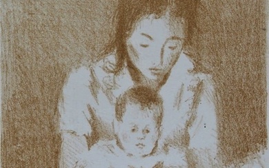 Raphael Soyer (1899-1987), Mother and child