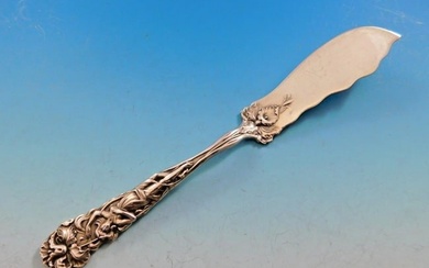 Raphael by Alvin Sterling Silver Flat Handle Master Butter 7 1/8" Floral Figural