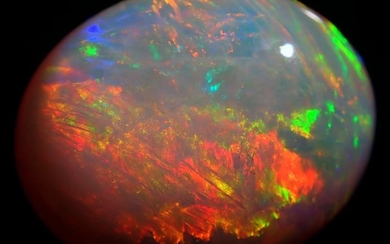 Rare A + Australian Crystal Opal Cabochon 5,060ct - 14.99×12×4.99 mm - 1.012 g
