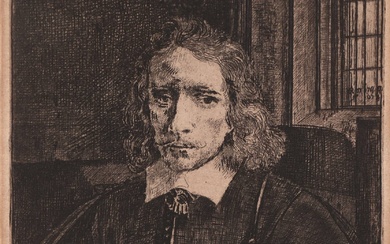 Rembrandt van Rijn (1606-1669). Pieter Haaringh ('Young Haaringh'). Etching and...