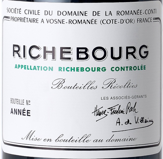 Richebourg 2015 Domaine de la Romanée-Conti (3 BT)