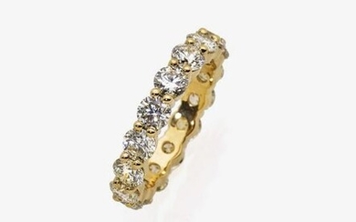 Ring decorated with brilliants Paris, GALLERIES DU