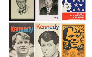 Robert F. Kennedy (13) Piece Group Lot with Signed