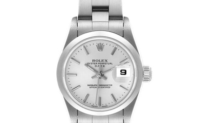 Rolex Date Silver Dial Oyster