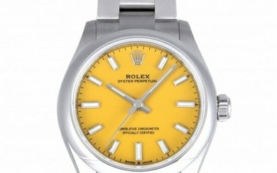 Rolex Oyster Perpetual 31 277200 Yellow Dial Watch