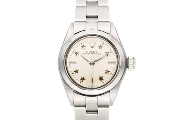 Rolex Reference 6618 Oyster Perpetual | A stainless steel automatic wristwatch with bracelet, Circa 1970