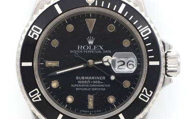 Rolex - Submariner Date - ref, 16610 NO RESERVE PRICE - Men - 1980-1989