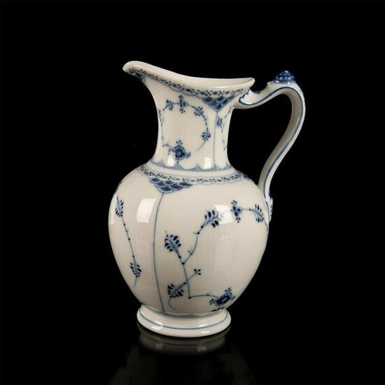 Royal Copenhagen Blue Fluted Half Lace, Pitcher with