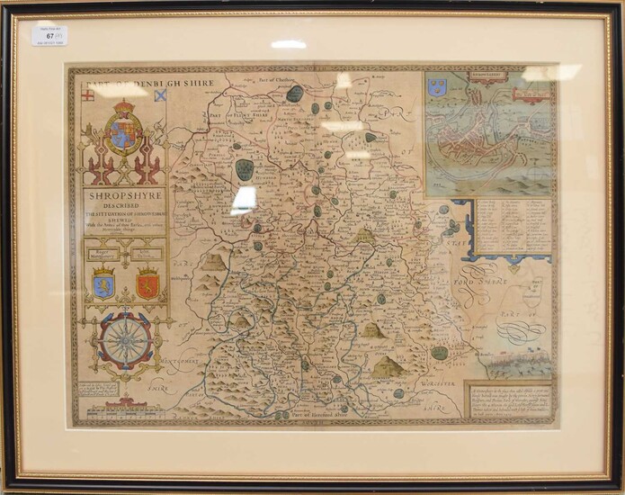 SPEED, John, Map of Shropshire