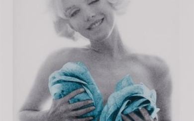 STERN, BERT (1929-2013) Marilyn Monroe with blue roses