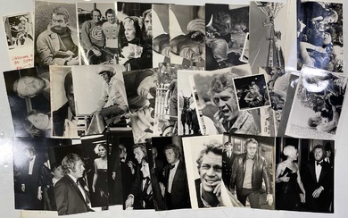 STEVE MCQUEEN - COLLECTION OF PRESS PHOTOGRAPHS.