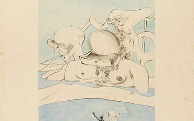 Salvador Dali (1904-1989) Flung out like a Fag-end by the Big-wigs (Field 74-8A; M&L 668d)