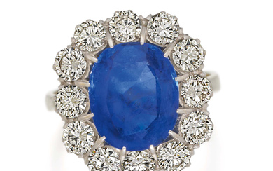 Sapphire-Diamond-Ring