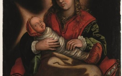 Scuola cremonese del XVI secolo, Madonna con Bambino