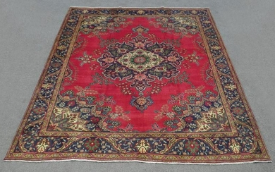 Semi Antique Persian Sabzevar 11.8x9.9