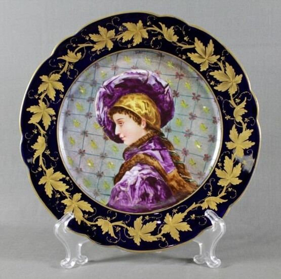 Sevres Style Plate