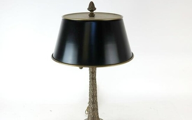 Single Modern Cast Brass Table Lamp