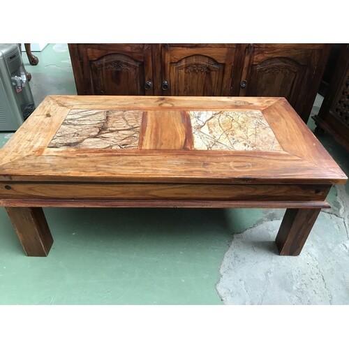 Solid Wood Sheesham Coffee Table (110 W. x 60 D. x 41cm H.)